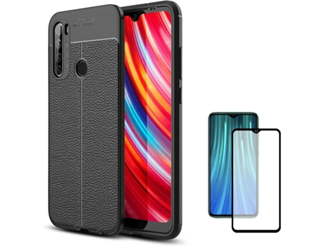 Carcasa y Protector Xiaomi Redmi Note 8T Rugged Leather Negro