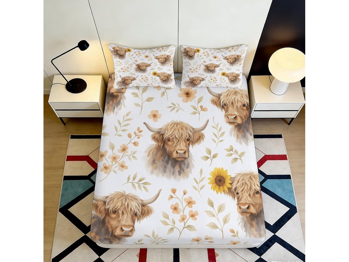 Estampado Funda Microfibra Microfibra Diseño Almohada Juego Color 200x25cm