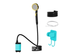 Ducha eléctrica portátil con control digital de temperatura y batería recargable