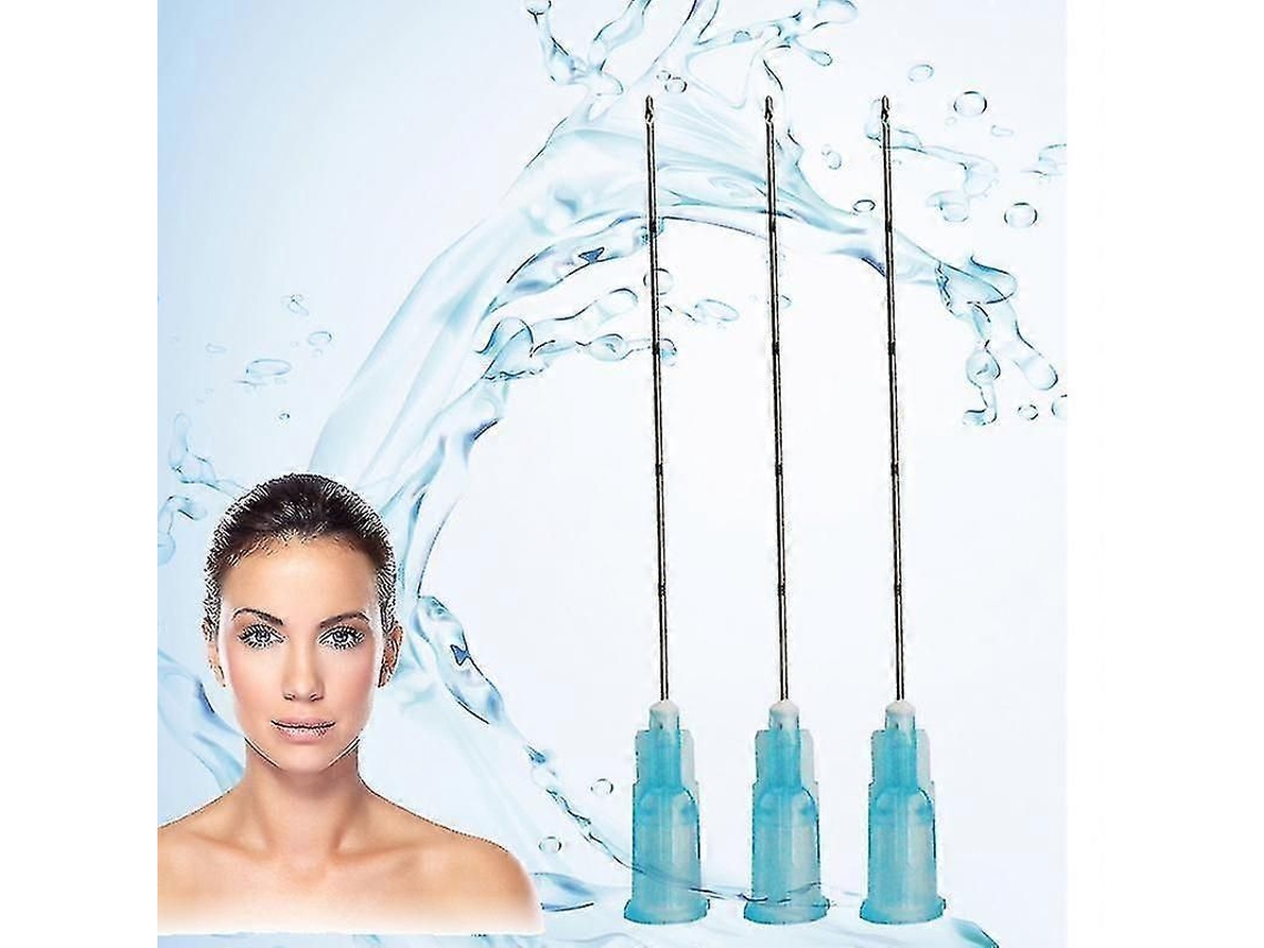 10 Unidades/bolsa Aguja Desechable De Punta Roma De Alta Calidad 18g-30g Para Relleno De Ácido Hialurónico Bc 25g 38mm 10 Piezas