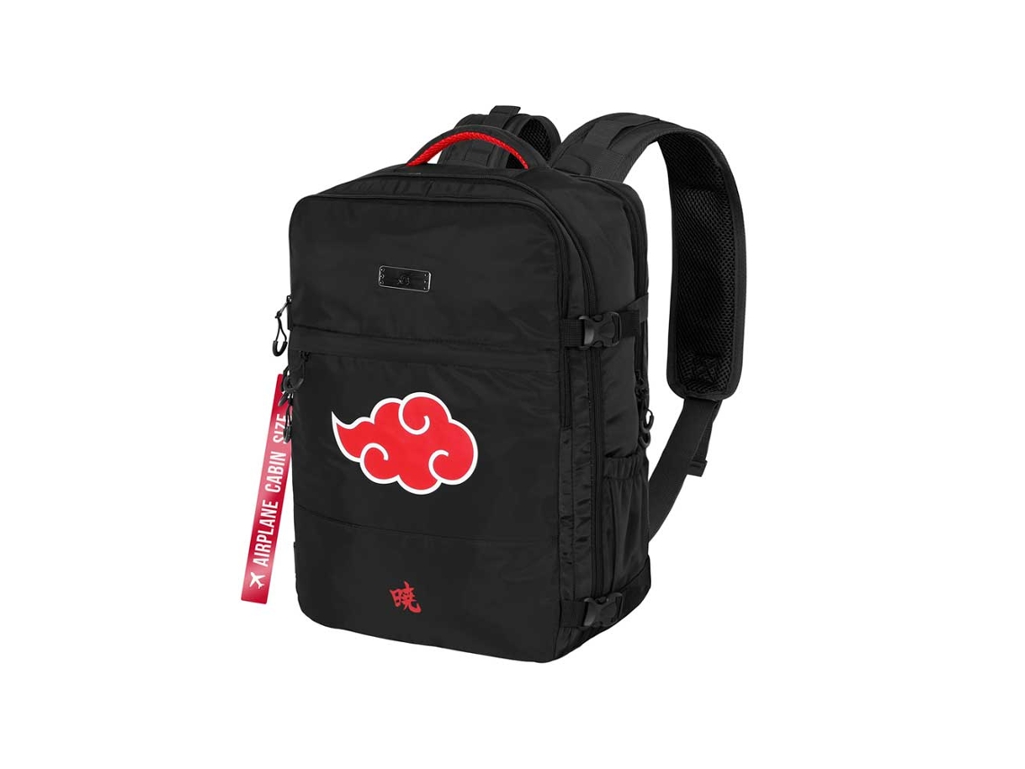 Mochila Naruto Clouds Mercury Travel Cabin de avión 40x20x25cm, Negro