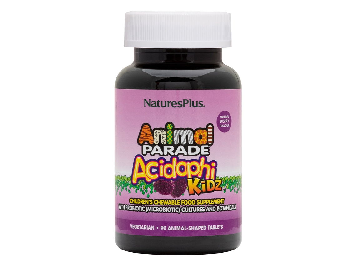 Nature's Plus Animal Parade Acidophi Kidz Natural Berry Flavour 90's