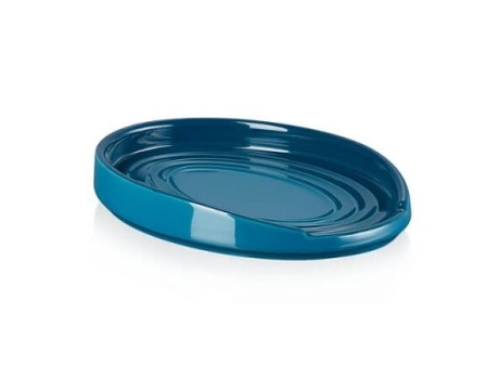 Le Creuset Repousa Colher Oval Em Ceramica De Gres Deep Teal