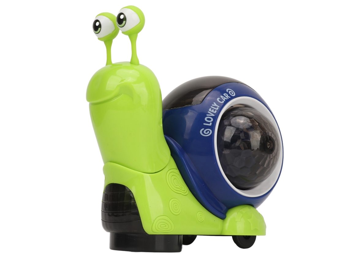 Bjww-brinquedo Caracol Bebê Com Música E Luzes, Caracol Gateador Para Tummy Time, Cabeça Móvel, Verde