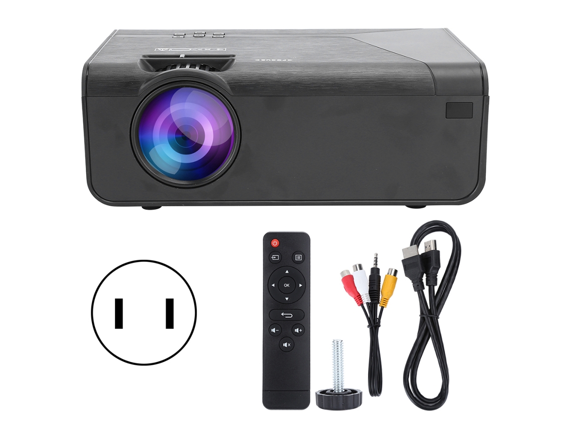 Proyector Doméstico 1080p 4200 Lúmenes Hdmi Pantalla Igual Portátil Con Control Remoto