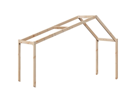 Techo De Cama De Los Niños VIDAXL Marrón (213x95.5x144.5 cm)