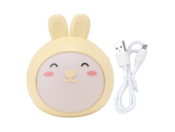 Rebe-lámpara De Noche Cute Con 3 Niveles De Regulación Sin Escalas, Táctil, Recargable Usb, Lámpara De Mesilla Amarilla