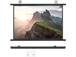 Pantalla De Proyección De 60 Y 72 Pulgadas, Portátil Y Enrollable Manualmente, Formato 4:3/16:9, Ideal Para