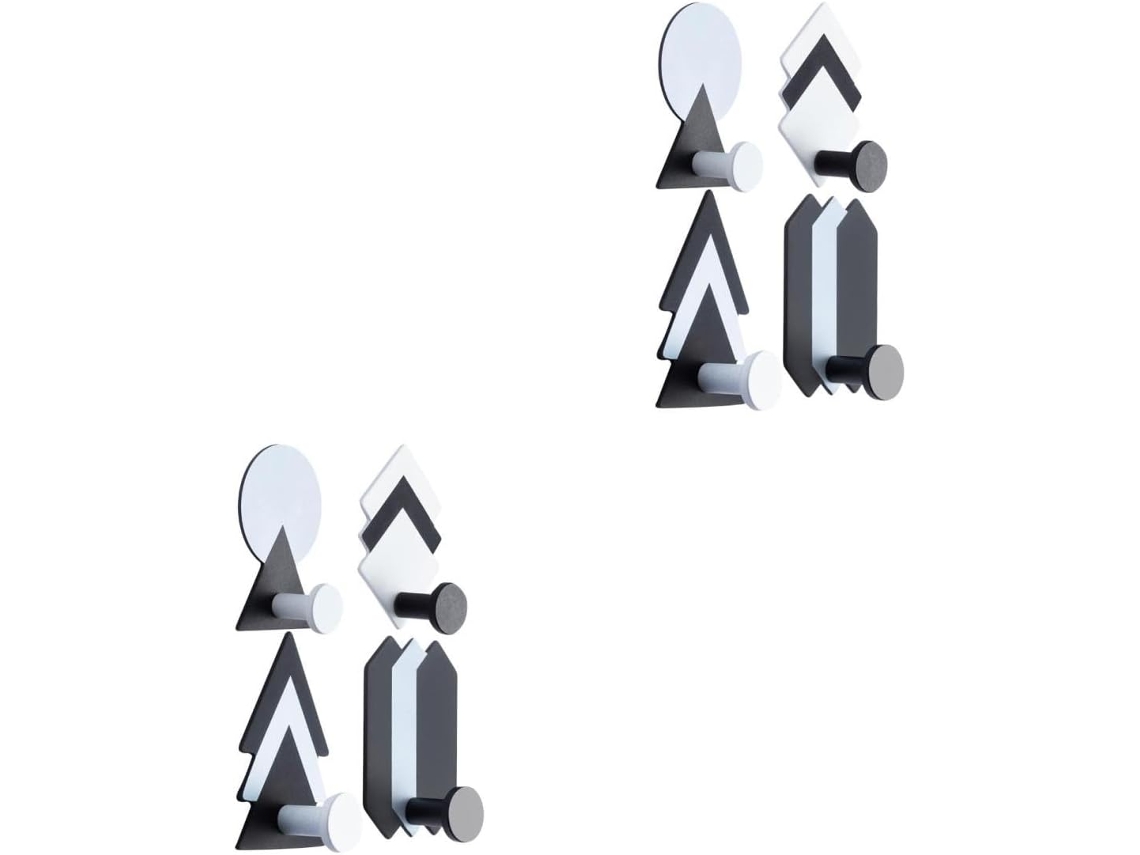 Juego Baño Negro Juegos Ganchos Adhesivos