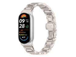 Pulsera para Xiaomi Smart Band 10/9/8 - Acero inoxidable delgado - Cierre de mariposa