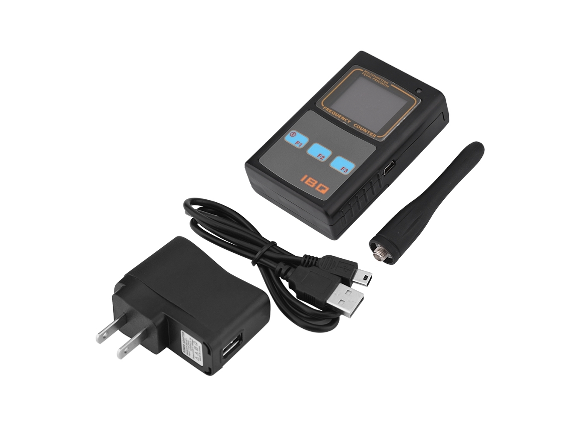 Medición de frecuencia portátil (lectura LCD USB, medición de dos segmentos)