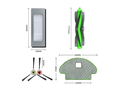 Para irobot roomba combo 113 r113840 escova principal a vácuo filtro esfregão