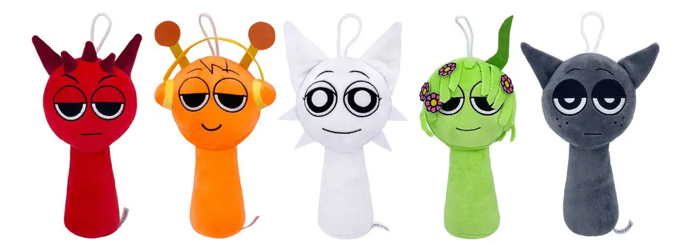 Peluche Sprunki Rhythm Box de 20 cm (5 piezas) Vayotoy