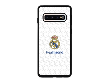 Funda Móvil Oficial Real Madrid para Samsung Galaxy S10 PHONECASES3D Piel Sintética Negro