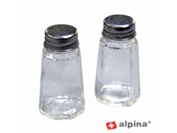 Juego De 2 Botes Para Especias De 3,5 X 7,5 Cm Alpina