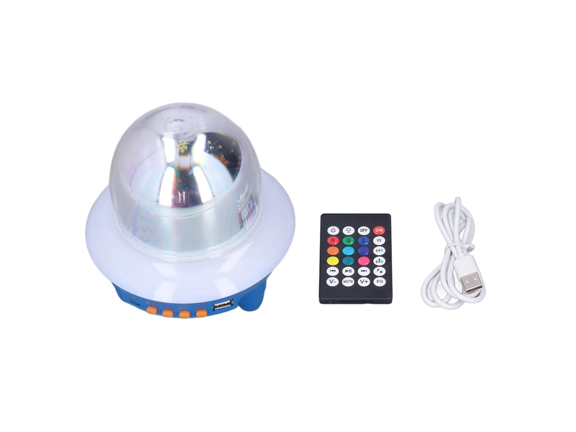 2026-lámpara Nocturna Con Altavoz Bluetooth 3d Rgb Carga Usb Control Remoto Luz De Mesa Musical
