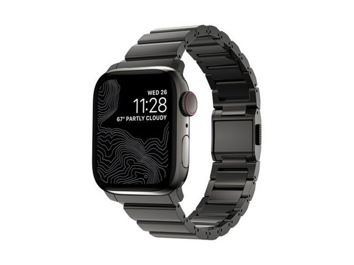 NOMAD Correa Acer para Apple Watch 6-9 y SE 38-40-41mm Grafito