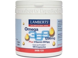 Complemento Alimentar LAMBERTS Ómega -- Vitamina D (120 cápsulas)