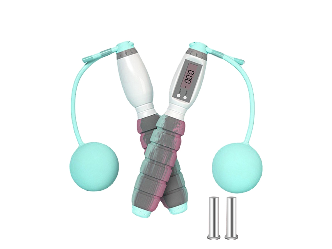 Cuerda de salto inalámbrica ajustable HYMNORA con encimera para adultos y niños, para fitness, boxeo y ejercicio