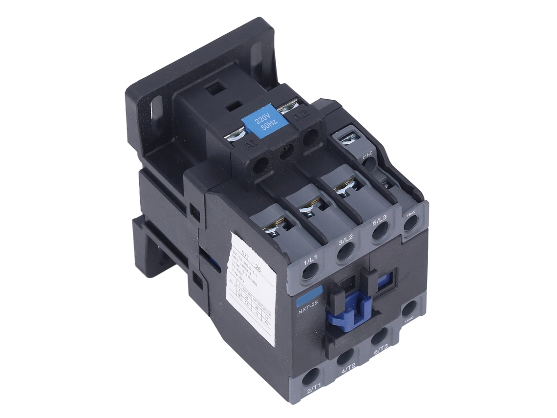 Contactor De Ca De 50 Hz Pa66, Plástico Termoestable, Para Riel Din, 40 A, Interruptor Automático Nxt-25