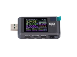 Multímetro Usb De 6 Dígitos, Medidor De Voltaje, Corriente, Capacidad, Batería, Resistencia Y Comprobador De Cables Fnb48p
