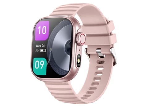 Smartwatch Detección de frecuencia cardíaca de pantalla grande de alta definición de 2,01 pulgadas 24 horas rosa