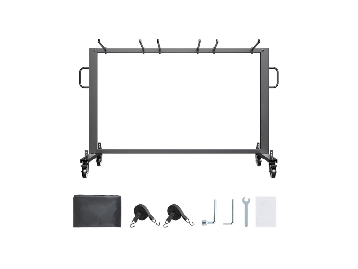 Set de Transporte y Soporte Móvil para Sillas y Mesas Plegables Hasta 181 kg Tekmaquinas