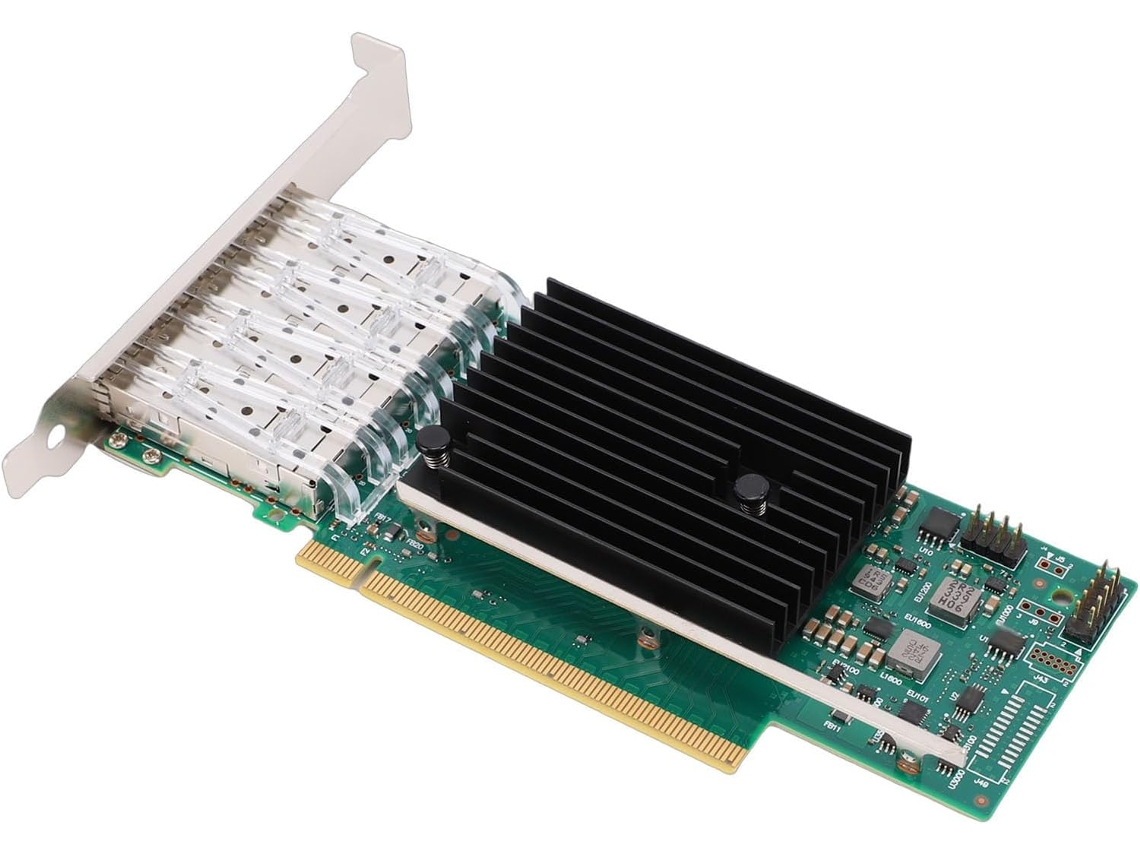 Tarjeta Ethernet De 25g Basada En E810 Con 4 Puertos Sfp28, Adaptador Pcie 4.0 X16