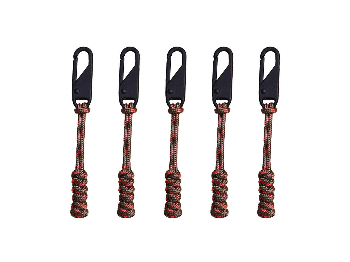 5 lotes de cremalleras fiables para mochilas, maletas, tiendas de campaña y excursiones y acampadas, tipo K3