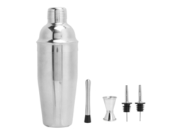 Juego de coctelería de acero inoxidable, herramientas de barman para cócteles, fiestas, bares y restaurantes.