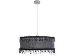 Lámpara de Techo FABRILAMP Hilos (Negro - E27 - Máx. 60W - Metal - Tela)