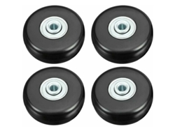 Repuestos para equipaje de mano con ruedas, ruedas giratorias de goma resistentes, compatibles con la mayoría de maletas, bolsos y más.