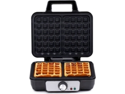 Gofrera 1000W con Calentamiento Rápido 2 Placas Revestimiento Antiadherente 230V ALPINA