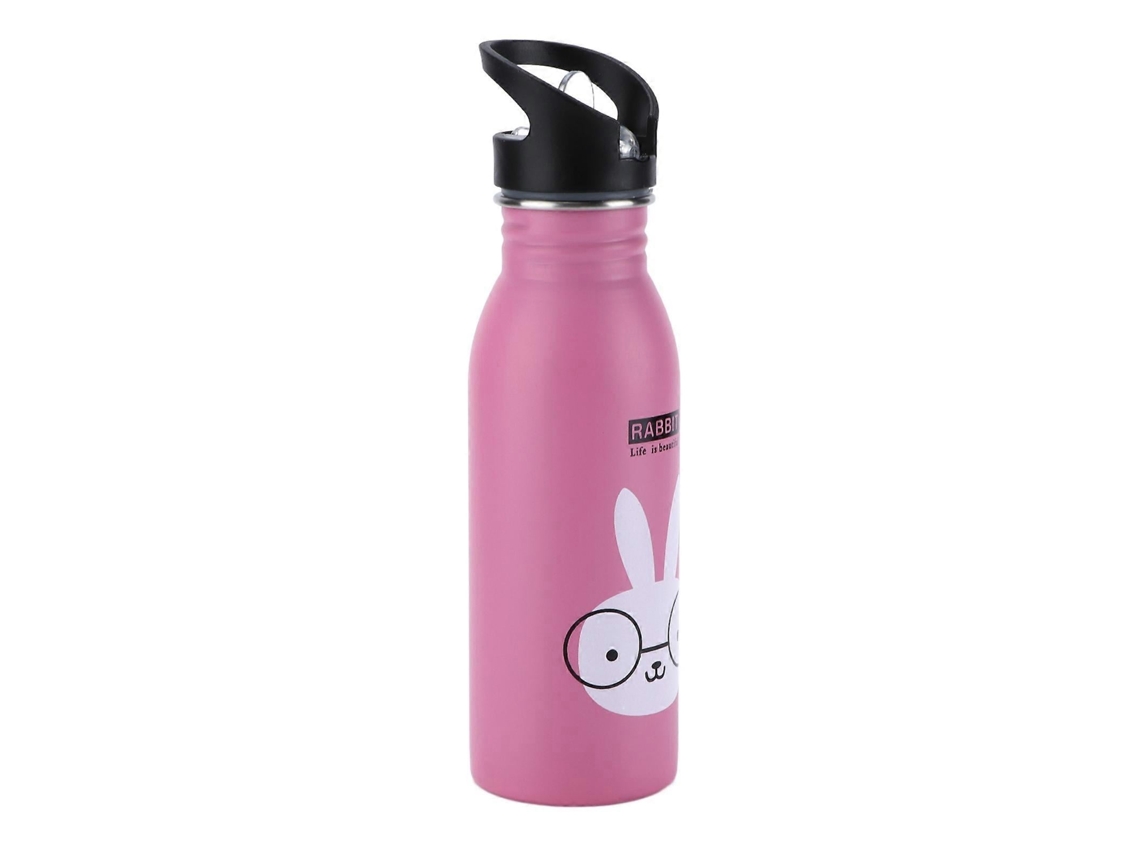 Botella deportiva de acero inoxidable de 500 ml con aislamiento al vacío y boquilla de succión para deportes al aire libre de Chaberlu