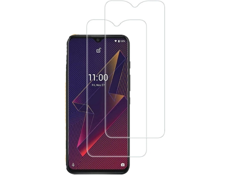 2x Protector de Pantalla Cristal Templado Wiko Power U20 Case-friendly