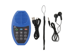 Reproductor De Biblia Solar Con Volumen Ajustable, Carga Solar, Capacidad 4g, Sonido Hifi, Azul, Español