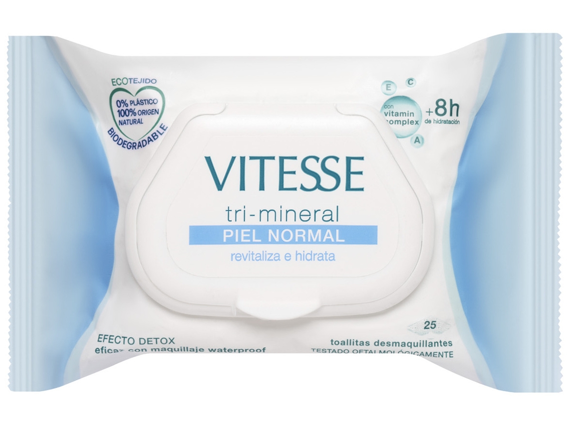 Tri Mineral Toallitas Piel Normal 25 Uds VITESSE