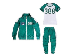 Traje De Cosplay De Jugador Squid Game 2 Conjunto Completo De Pijama Deportivo 170cm No.3881 N.º 388 170 Cm