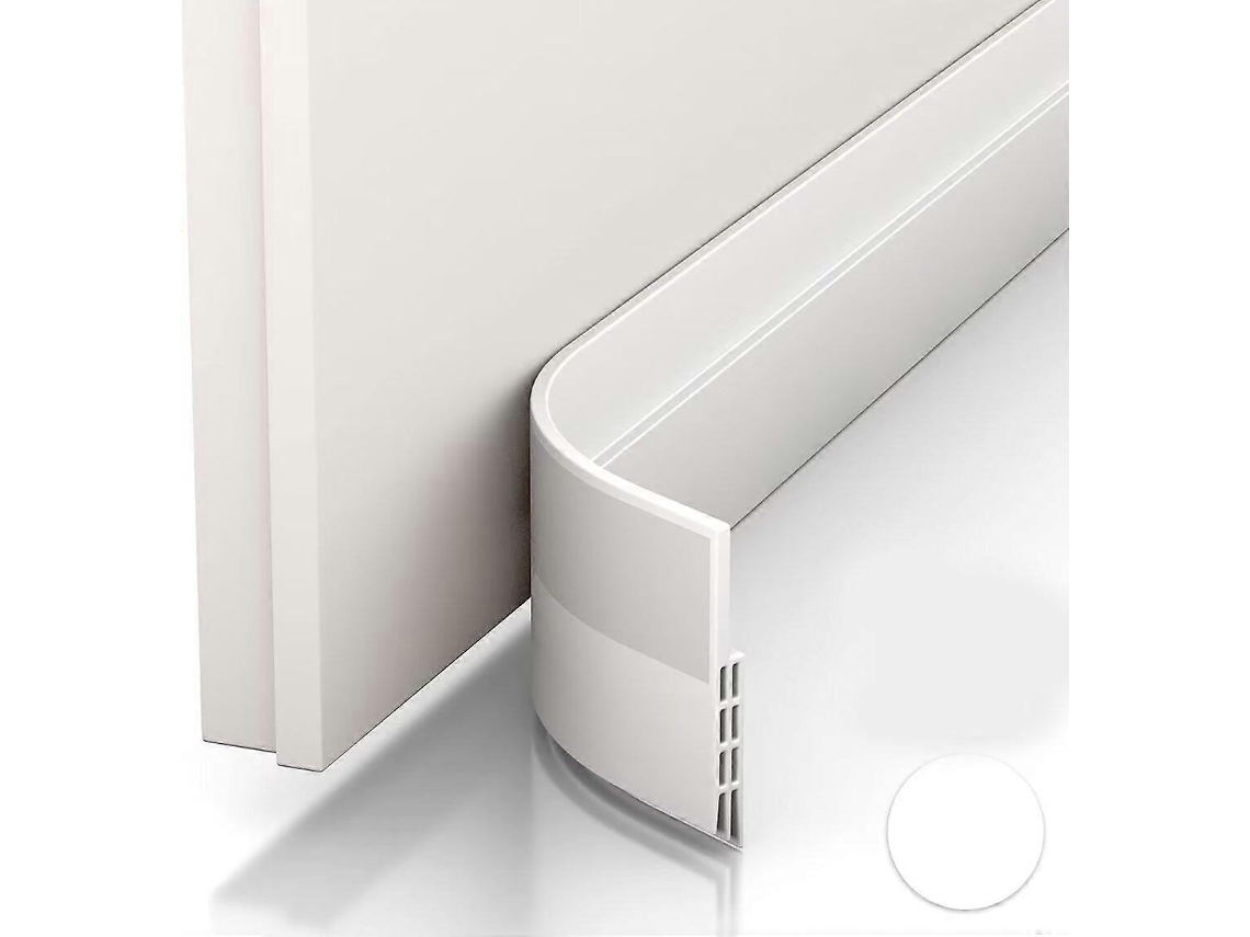 Sellador De Puerta Inferior Aislante Anti-frio Ruido Humedad Blanca 1m