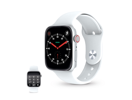 Smartwatch KSIX Urban 4 2.15 Auto Pantalla Curva Ips. 5 Días Modos Deporte y Salud Llamadas Asistentes de Voz Ip68 Blanco