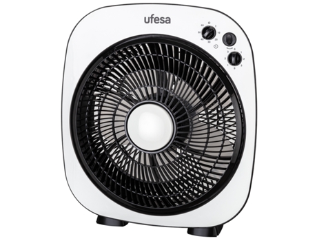 Ufesa Bf5040 Ventilador de mesa o suelo 50w 3 velocidades temporizador 30cm 6 aspas regilla giratoria fan 30 pie 50