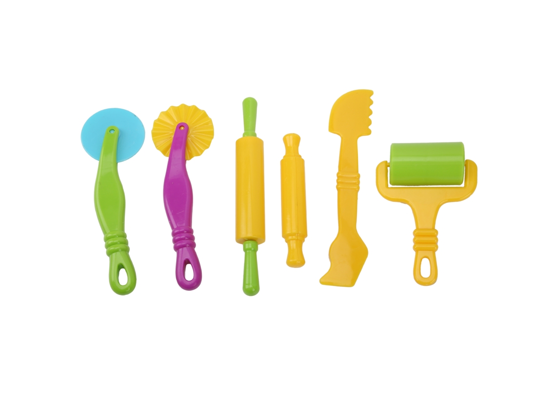 Conjunto De 6 Ferramentas De Argila Para Crianças Diy Modelagem Massa Infantil Toddler