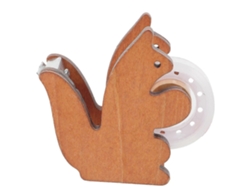 Dispensador de cinta adhesiva con forma de ardilla, dispensador portátil de cinta adhesiva para uso en oficina y material escolar. GOKOCO