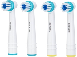 Recambio de Cepillo Eléctrico BECKEN BTH6495 (Compatible con ORAL B y Jordan)
