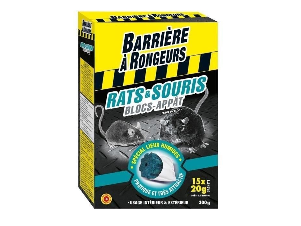 Barrera Para Roedores Bloque Cebo Para Ratas X15 Barriere A Rongeurs