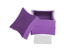Omni-2026porta Tiza De Aluminio Con Clip Y Magnético Fuerte 3cm/1.2in, Estuche Para Accesorios De Billar Púrpura