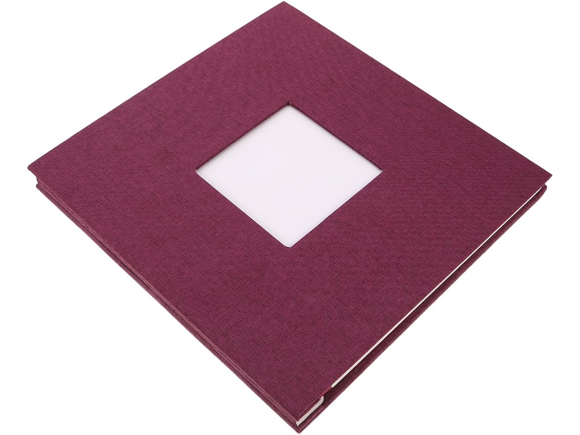 Álbum Fotos Autoadhesivo 40 Páginas Ventana 406 Color Morado Scrapbooking Diy Familia Graduación Adhesivas