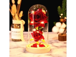 Fasst-rosa Galáctica Inspirada En La Bella Y La Bestia - Flor Artificial Para Decoración Hogar, Boda, San Valentín Y Regalo De Día De La Madre