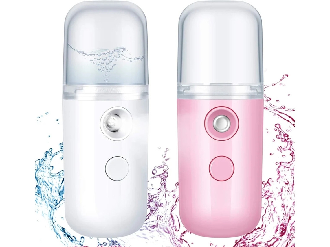 Minihumidificador facial portátil de 30 ml, recargable por USB, para el cuidado de la piel, paquete de 2, para H Yizhood