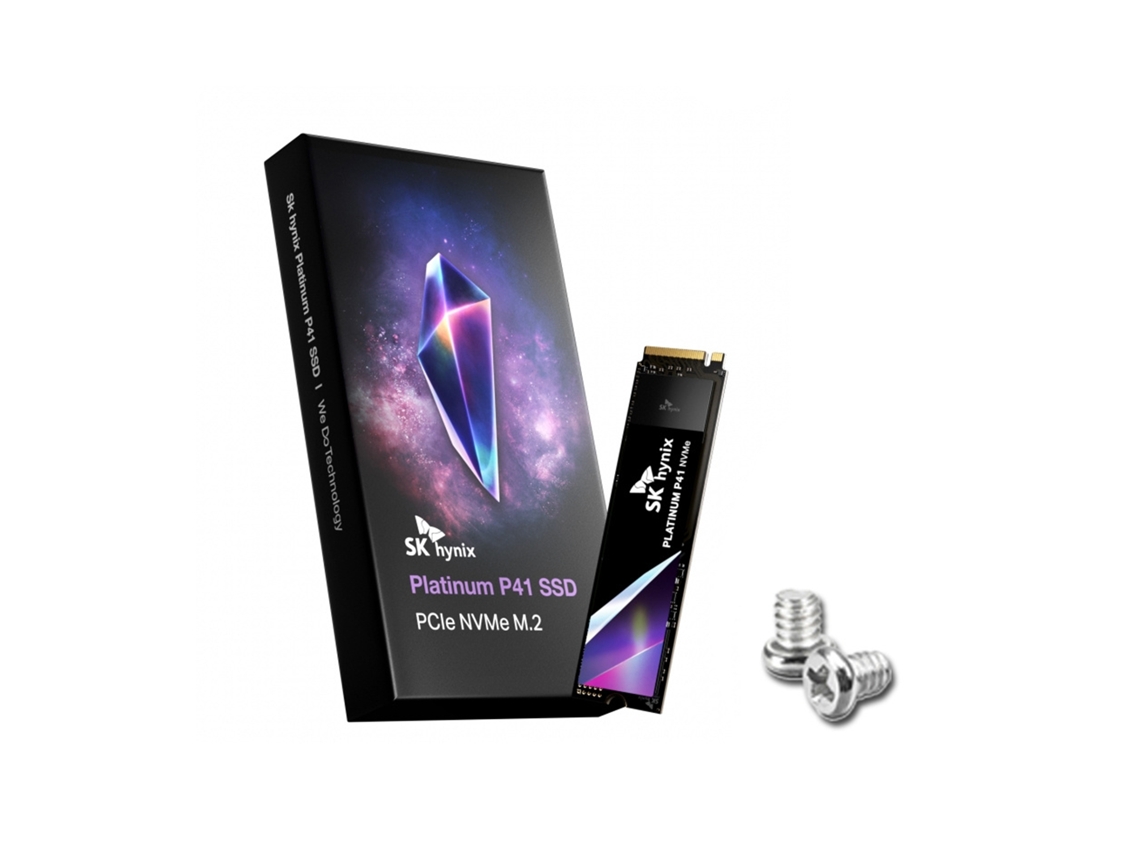 Unidad De Estado Sólido Interna Sk Hynix Platinum P41 Ssd De 500 Gb Interfaz M.2 Protocolo Nvme Pcie 4.04 Nand De 176 Capas Velocidad De Lectura Sec